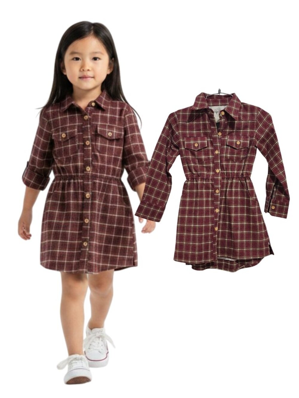 NWT - VIGNETTE Red Plaid Dress size 5Y